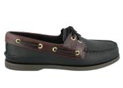 Sperry Men's A/O 2-Eye Boat Wide Width Black/Almaretto