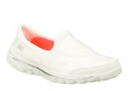 Skechers Womens Go Walk 2 Linear White 13597/WHT