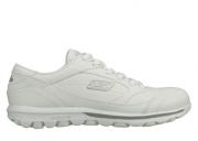 Skechers Womens Go Walk One Step White Wide 13542EW/WSL